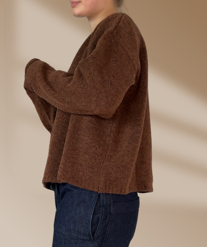 Strickpullover "Schoko Braun"