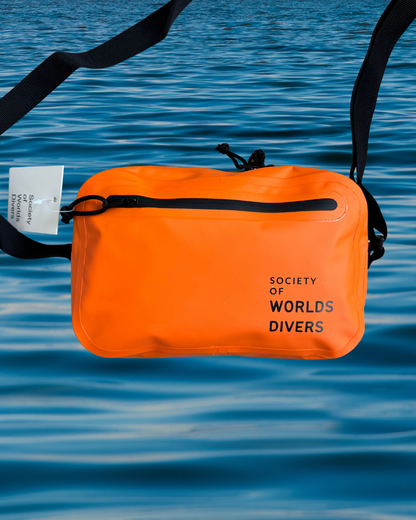 Wasserdichte Crossbodybag "Orange"