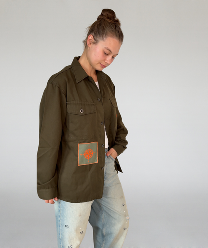Overshirt braun "Anker"
