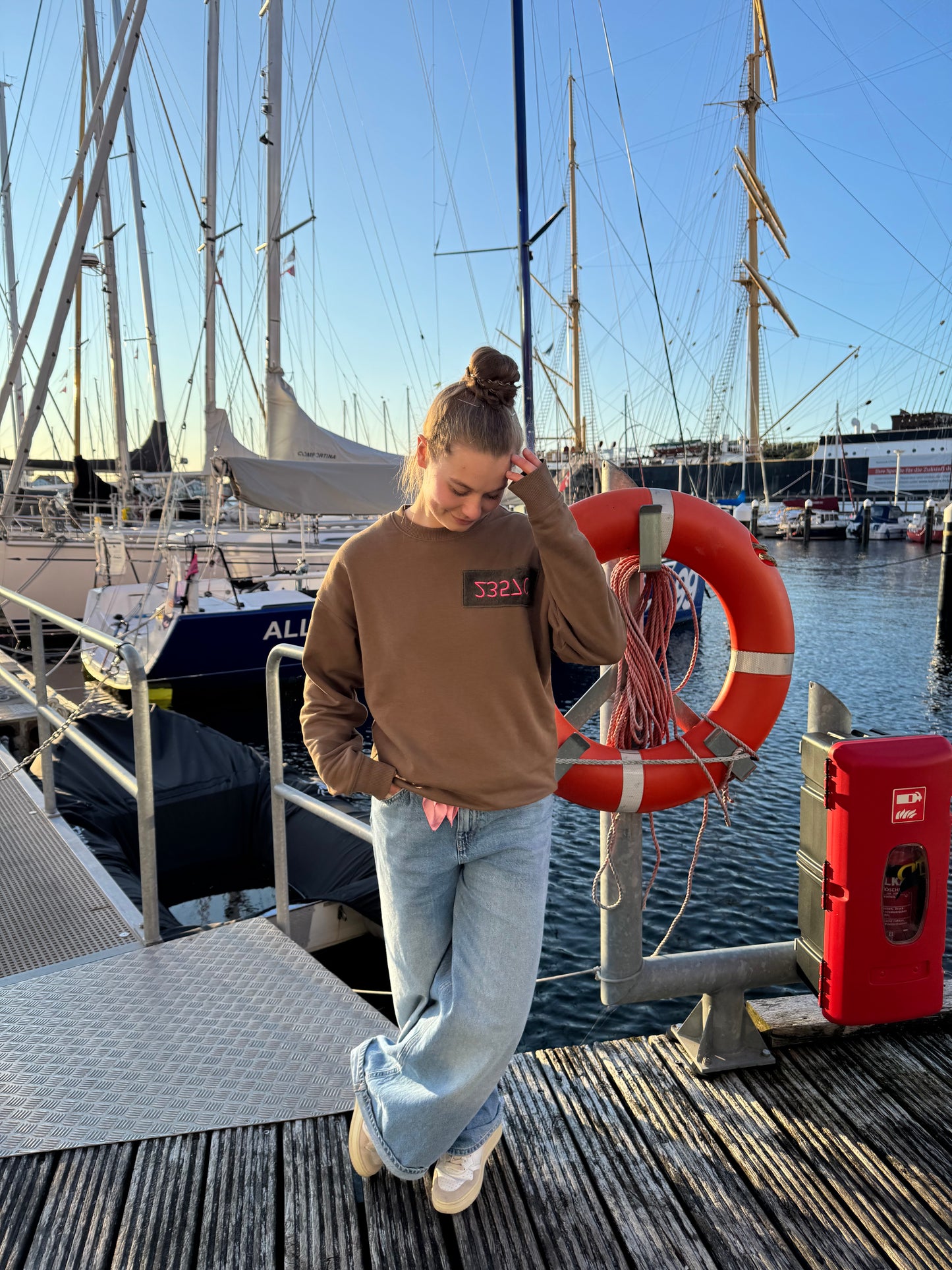 Sweatshirt Braun "Ocean Crew"