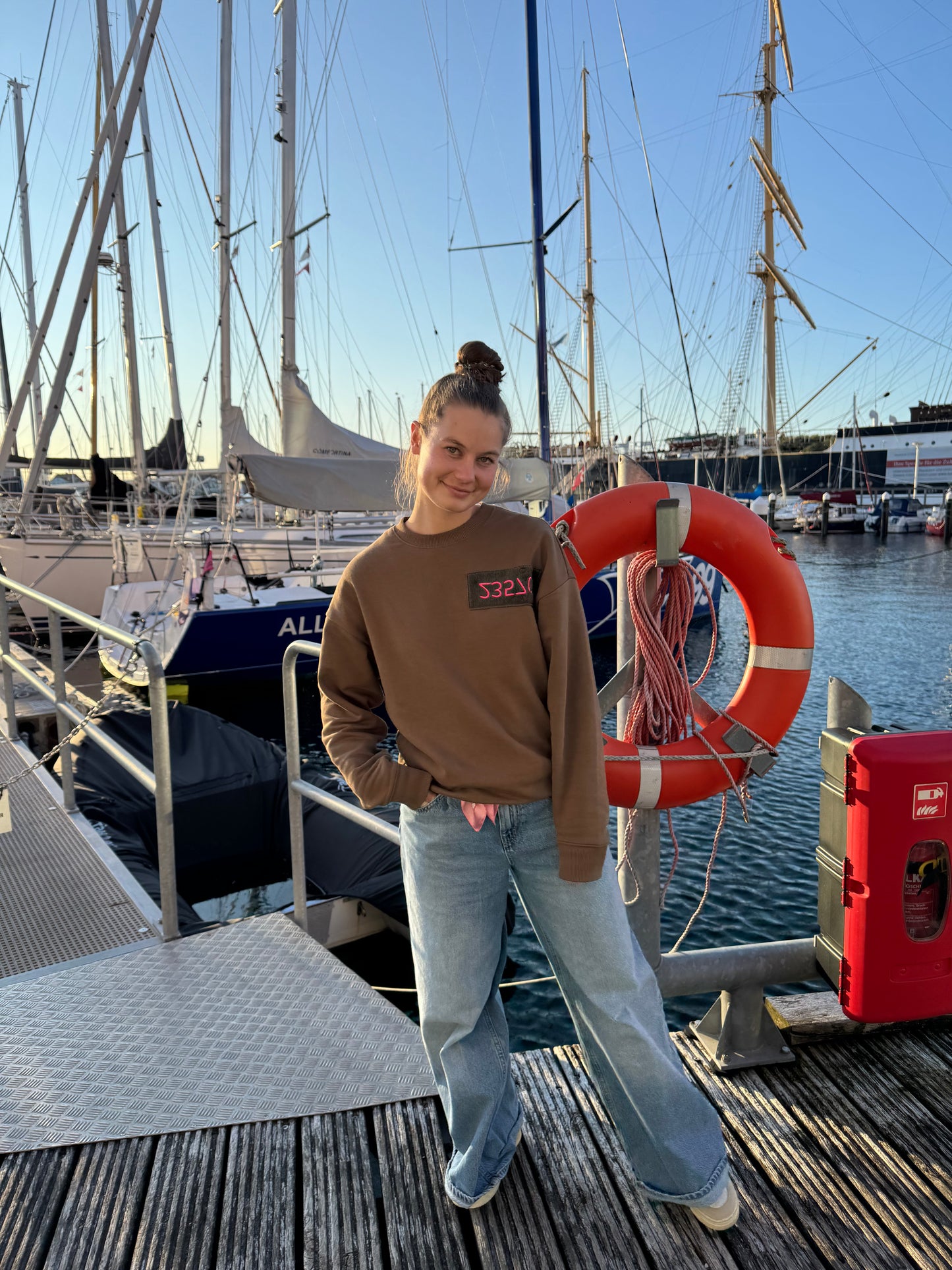 Sweatshirt Braun "Ocean Crew"