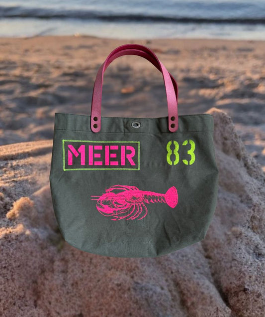 Shopper Khaki "Meer 83" - EINZELSTÜCK