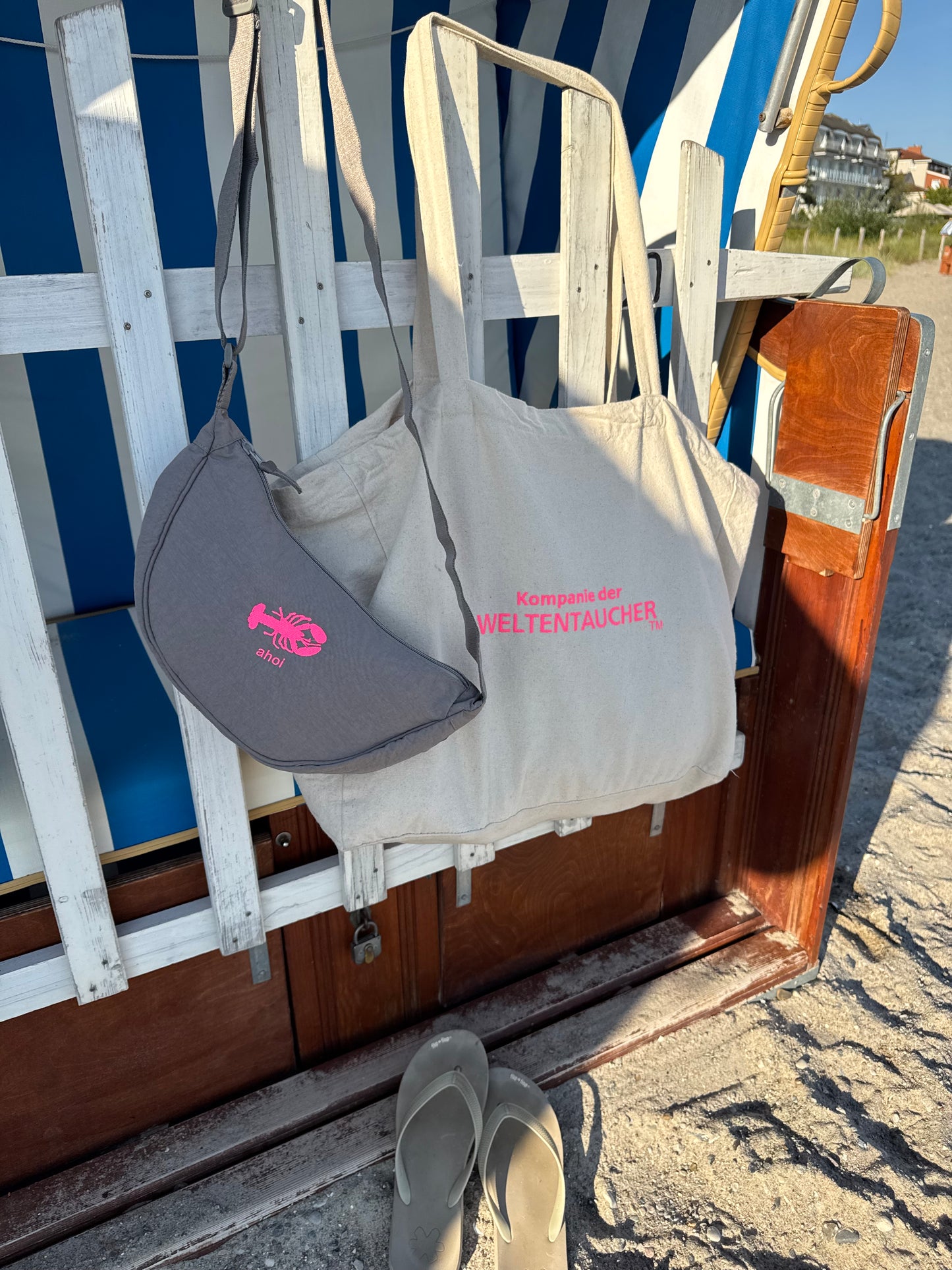 Crossbodybag grau „ahoi“