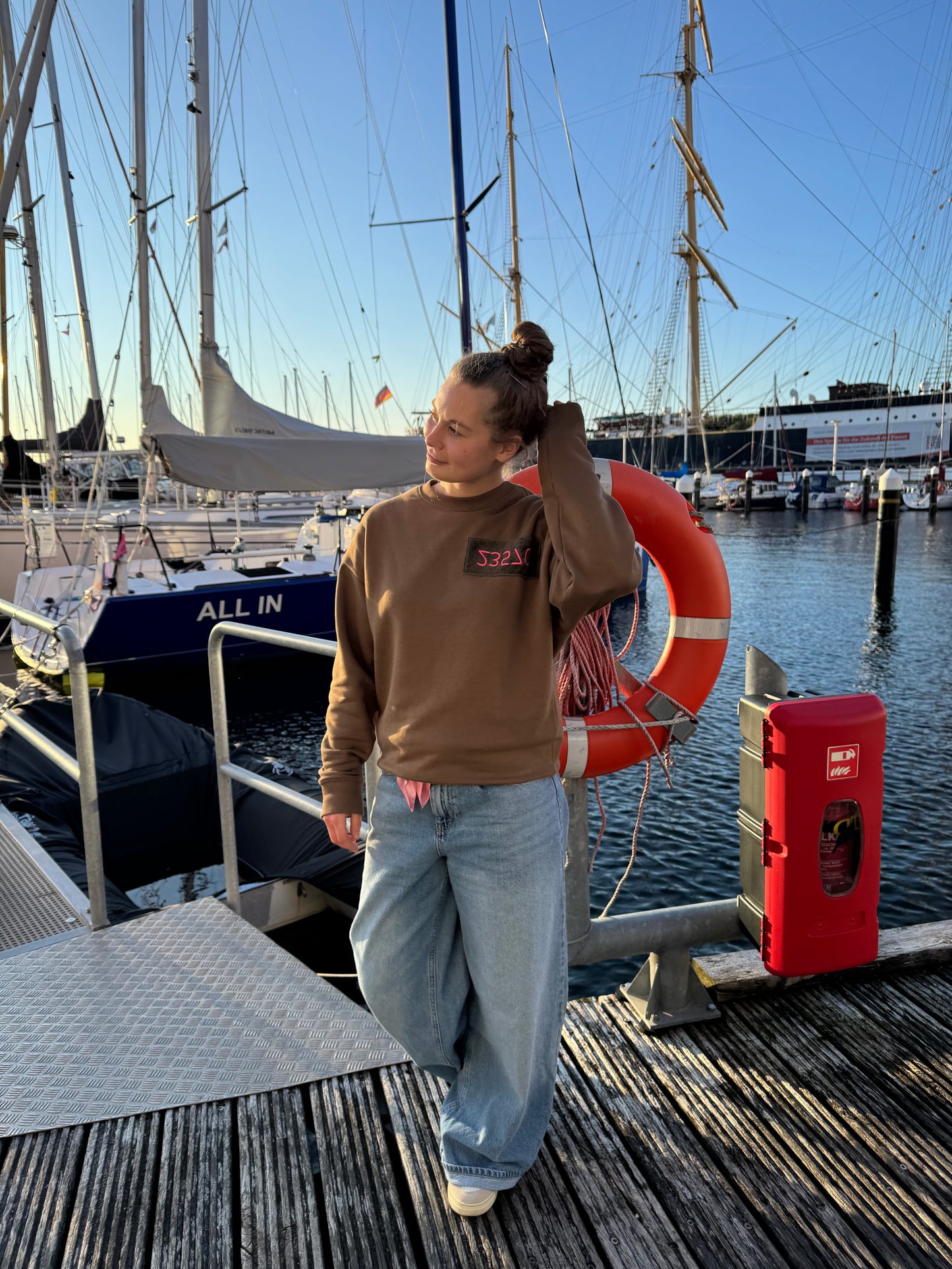 Sweatshirt Braun "Ocean Crew"
