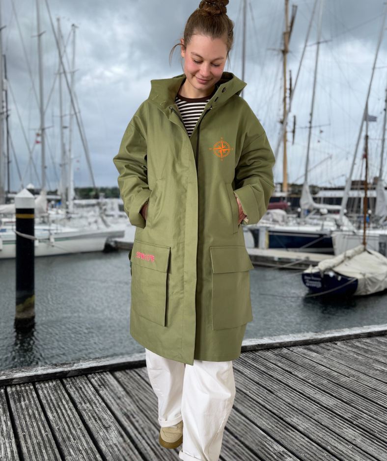 Parka grün "Meer"