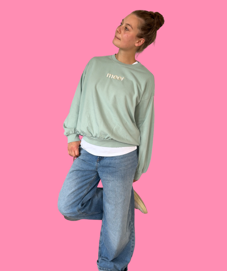Sweatshirt boxy oversized "meer"