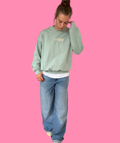 Sweatshirt boxy oversized "meer"