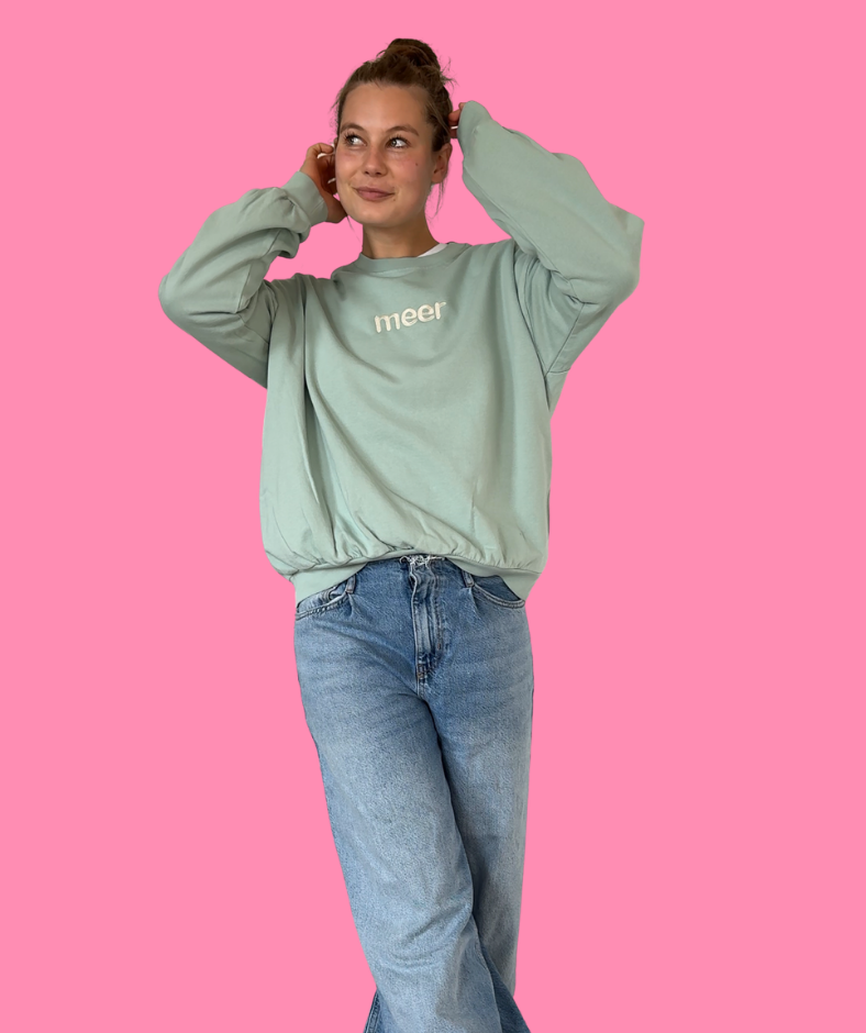 Sweatshirt boxy oversized "meer"