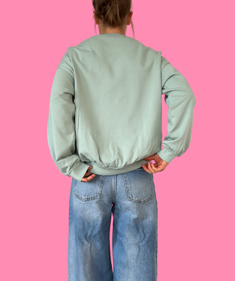 Sweatshirt boxy oversized "meer"