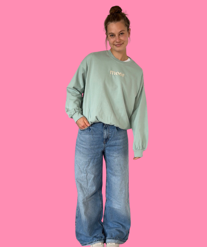 Sweatshirt boxy oversized "meer"