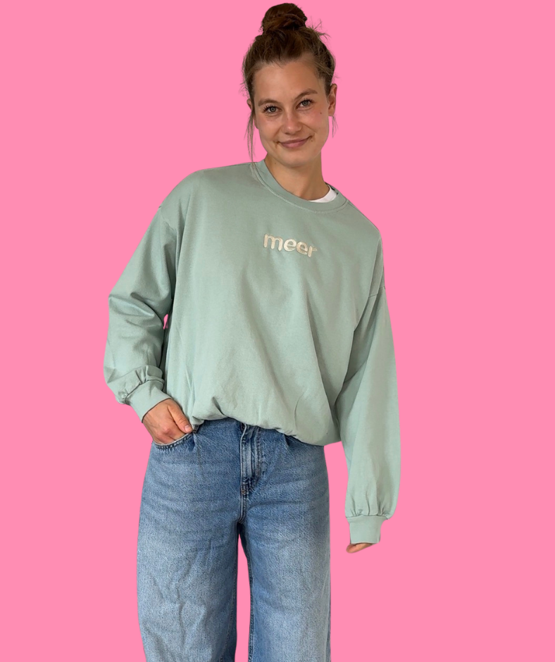 Sweatshirt boxy oversized "meer"