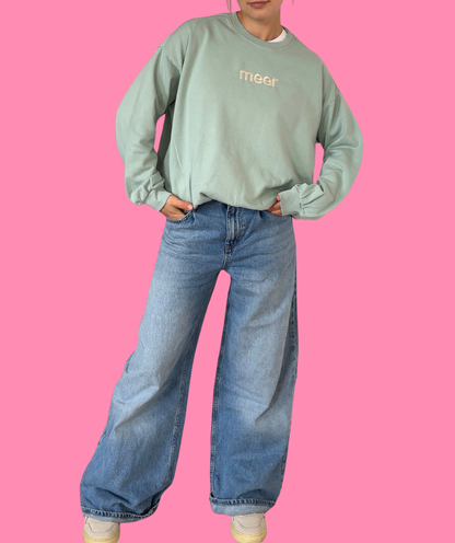 Sweatshirt boxy oversized "meer"