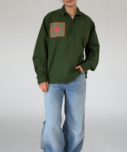 Bluse khaki "Landgang"