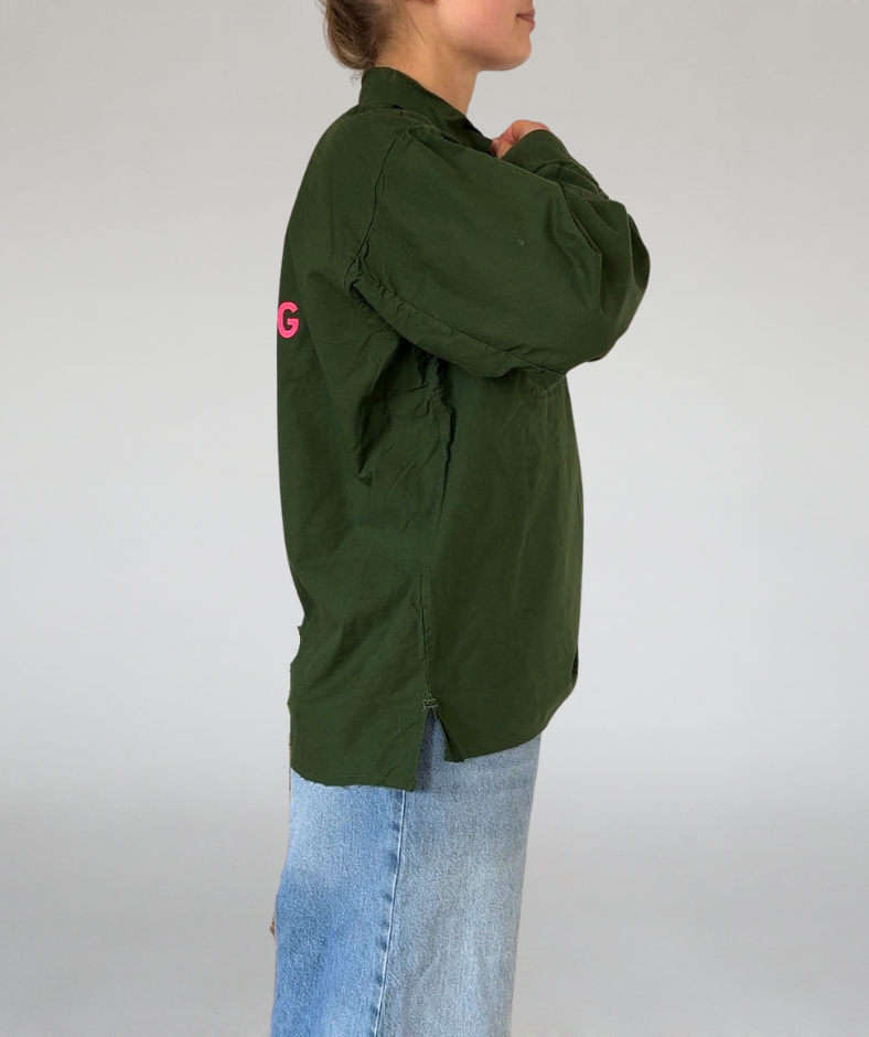 Bluse khaki "Landgang"
