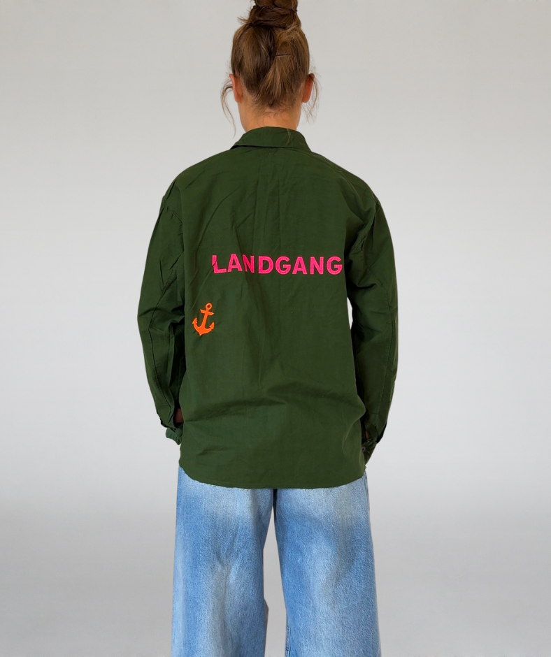 Bluse khaki "Landgang"