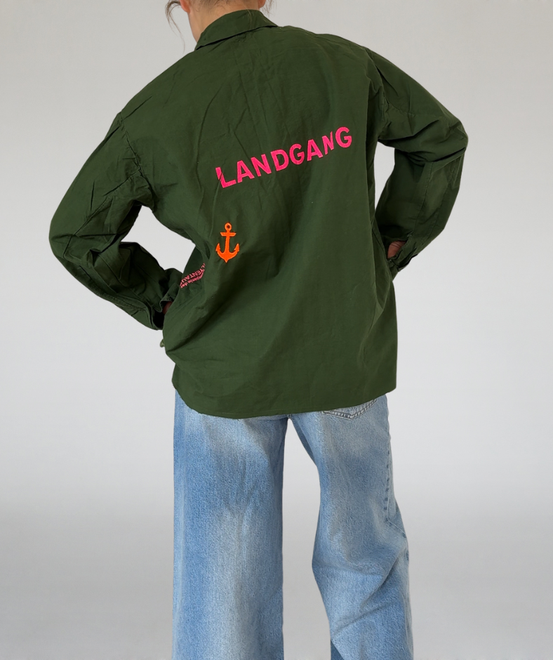 Bluse khaki "Landgang"