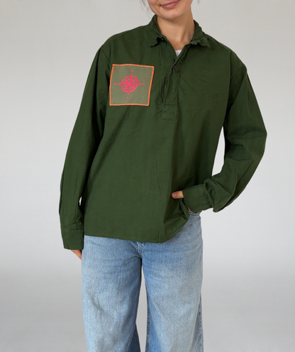 Bluse khaki "Landgang"