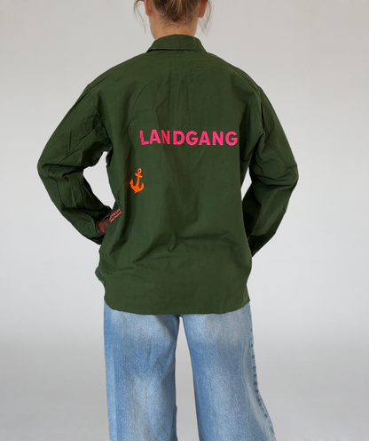 Bluse khaki "Landgang"
