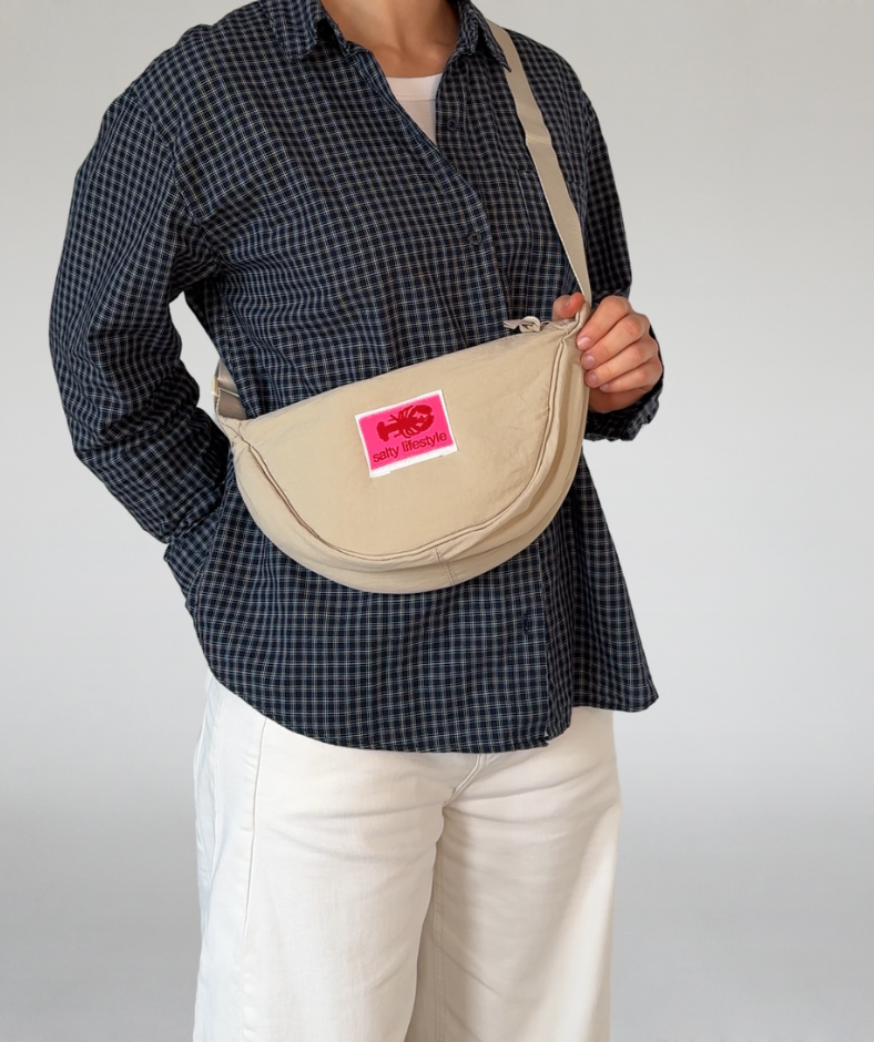 Crossbodybag beige „salty lifestyle“