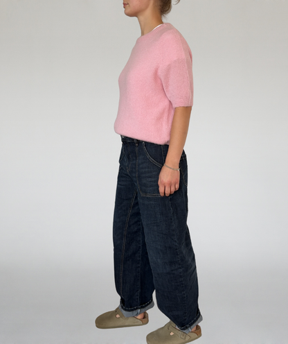 Jeans mit aufgesetzten Taschen