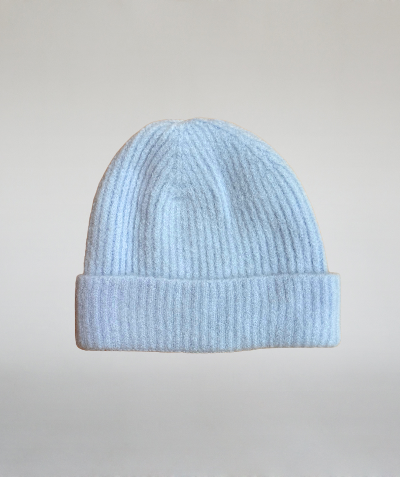 Mütze „flauschig“ hellblau • unisex