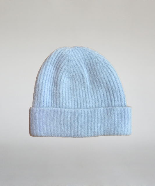 Mütze „flauschig“ hellblau • unisex