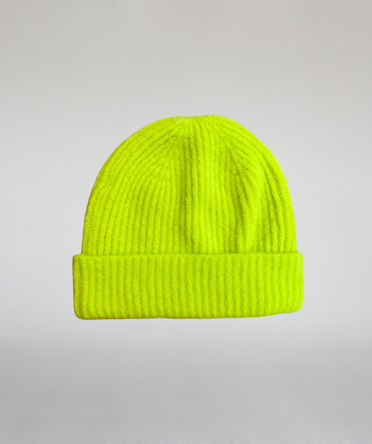Mütze „flauschig“ limette • unisex