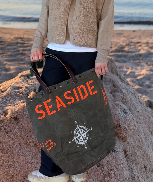 Shopper „salzig sandig glücklich“