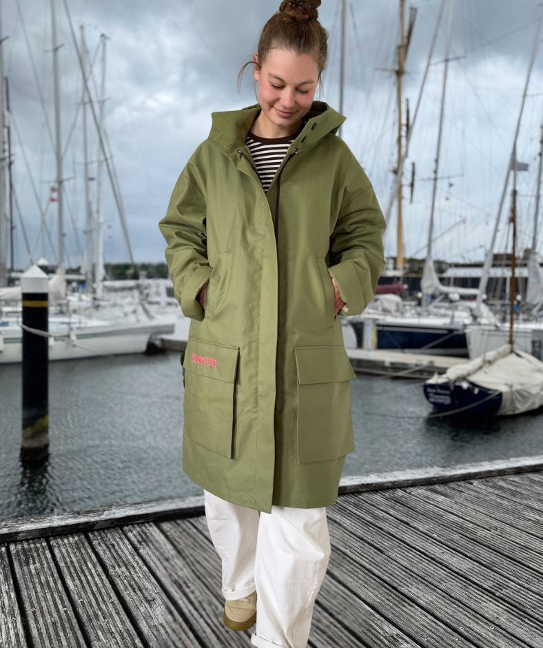 Parka Grün „kostenlos personalisieren“