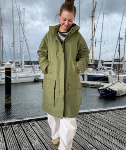 Parka Grün „kostenlos personalisieren“