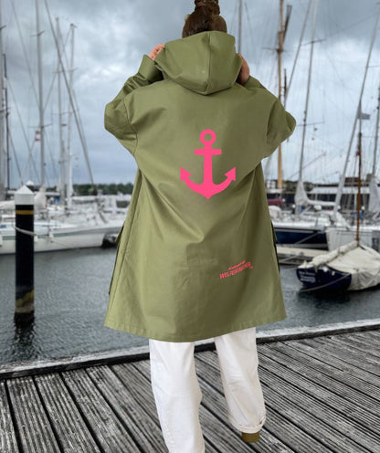 Parka Grün „kostenlos personalisieren“