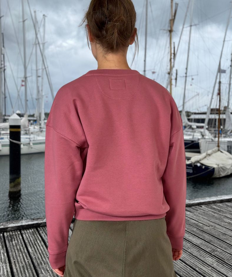 Sweatshirt altrosa "SEEGANG"
