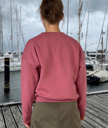 Sweatshirt altrosa "SEEGANG"