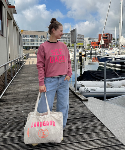 Strandtasche Shopper Bag Beige "Landgang"