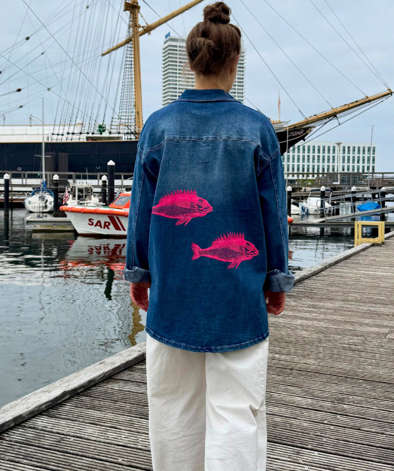 Denimhemd / Overshirt "Ahoi"