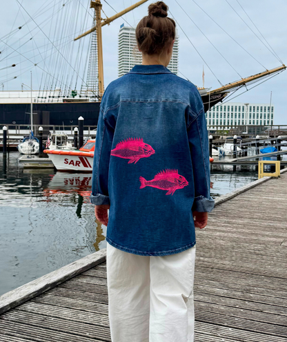 Denimhemd / Overshirt "Ahoi"