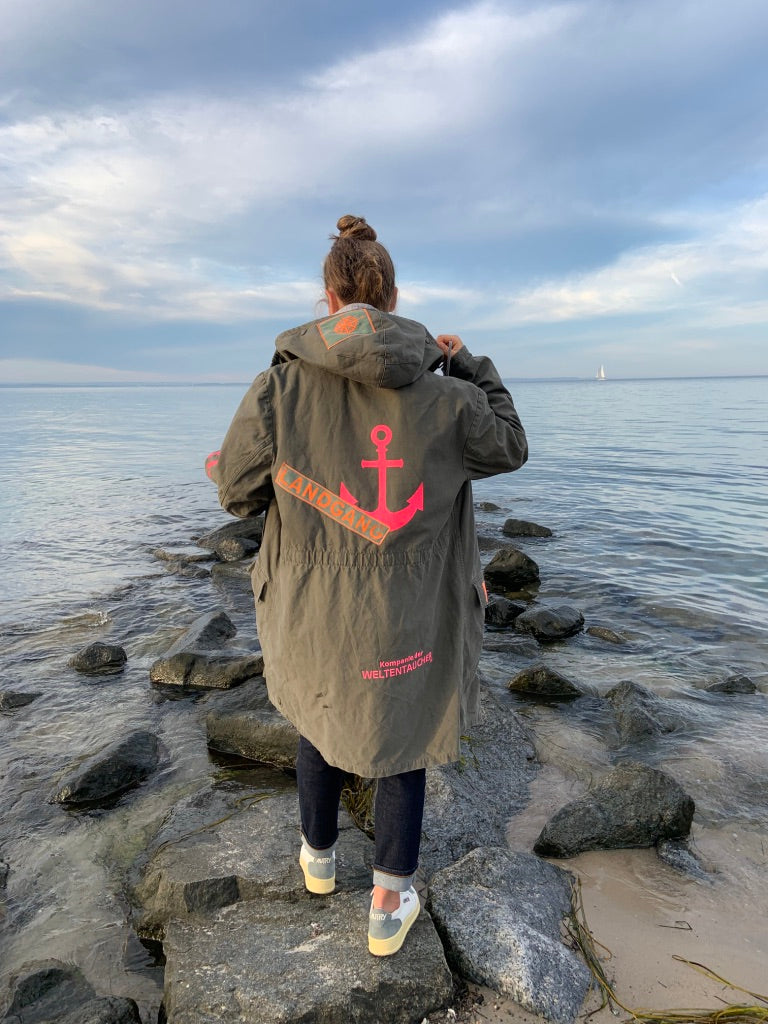 Parka "Landgang orange"