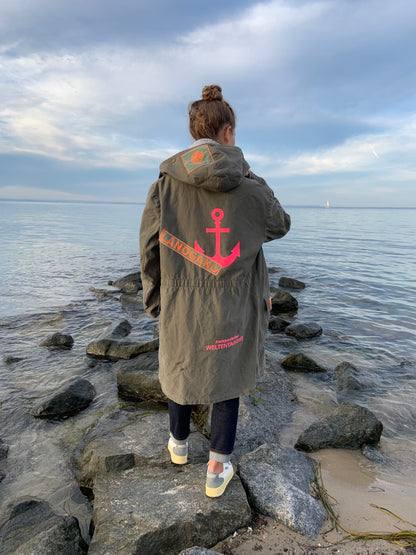 Parka "Landgang orange"