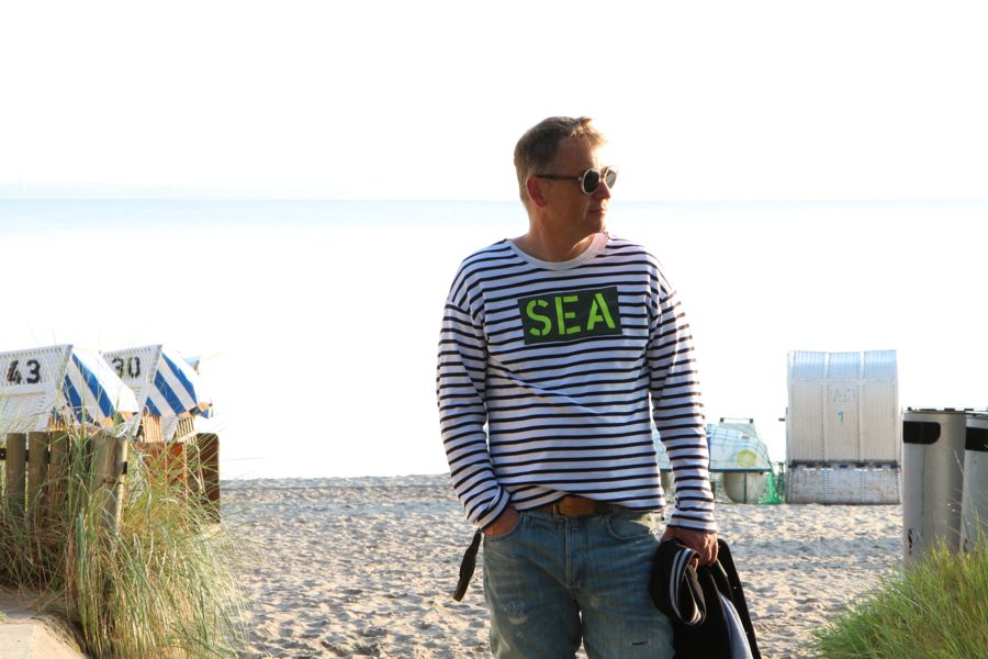 Ringelshirt hell "SEA"